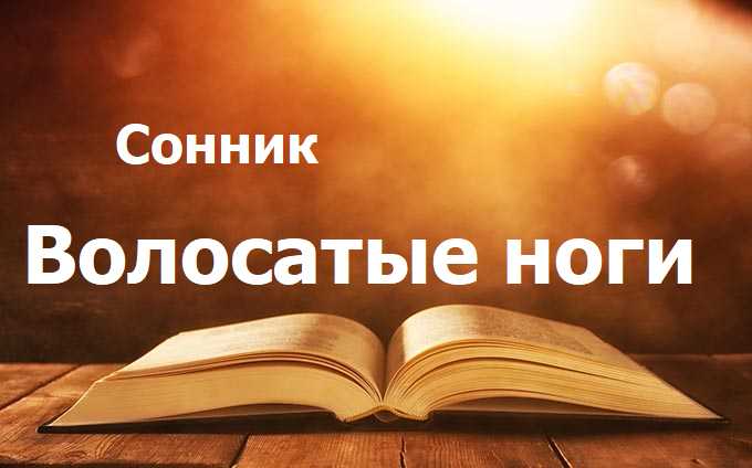 Волосатые ноги